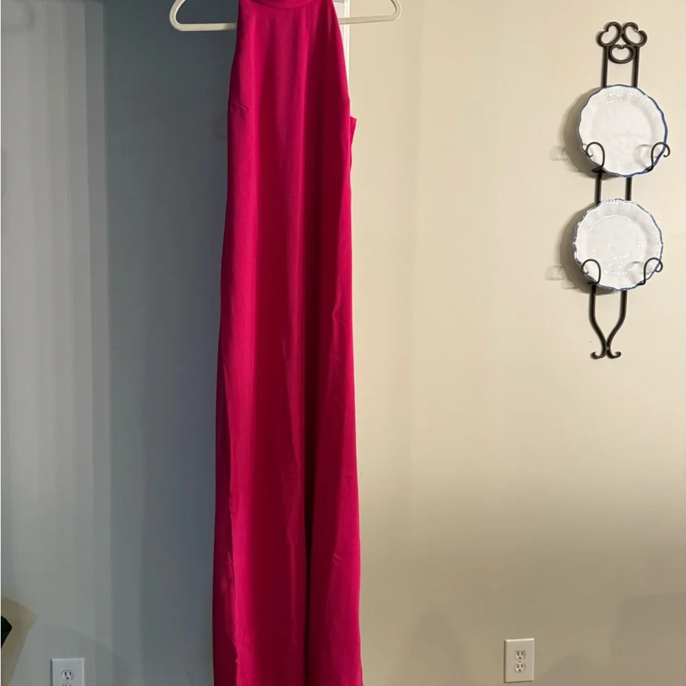 Lilly Pulitzer Mystique Pink Halter Maxi Dress Alaric - Picture 3 of 3